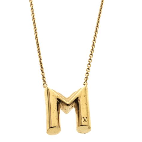 louis vuitton letter necklace price|Louis Vuitton women's necklaces.